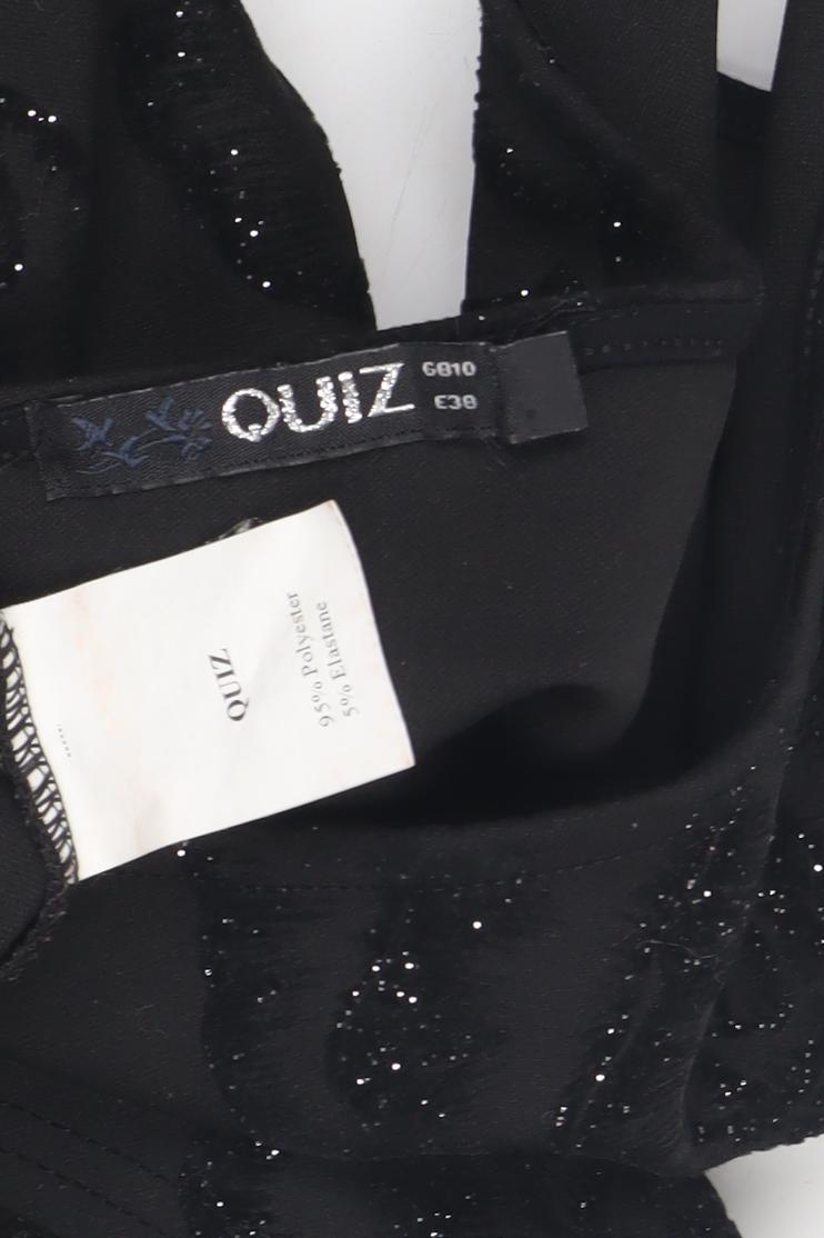 Quiz Women's Black One Shoulder Dress Size 12