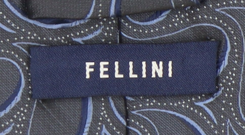Fellini Men's Blue Paisley Silk Tie