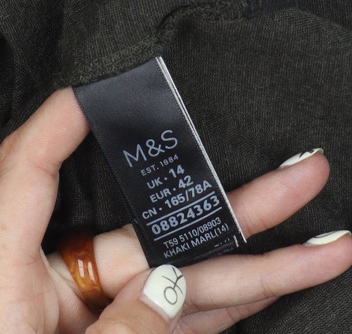Marks & Spencer Women Green Skirt Size 14