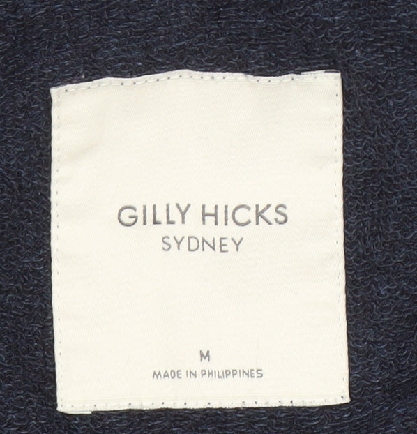 Gilly Hicks Women's Blue Floral Pullover Sweatshirt M