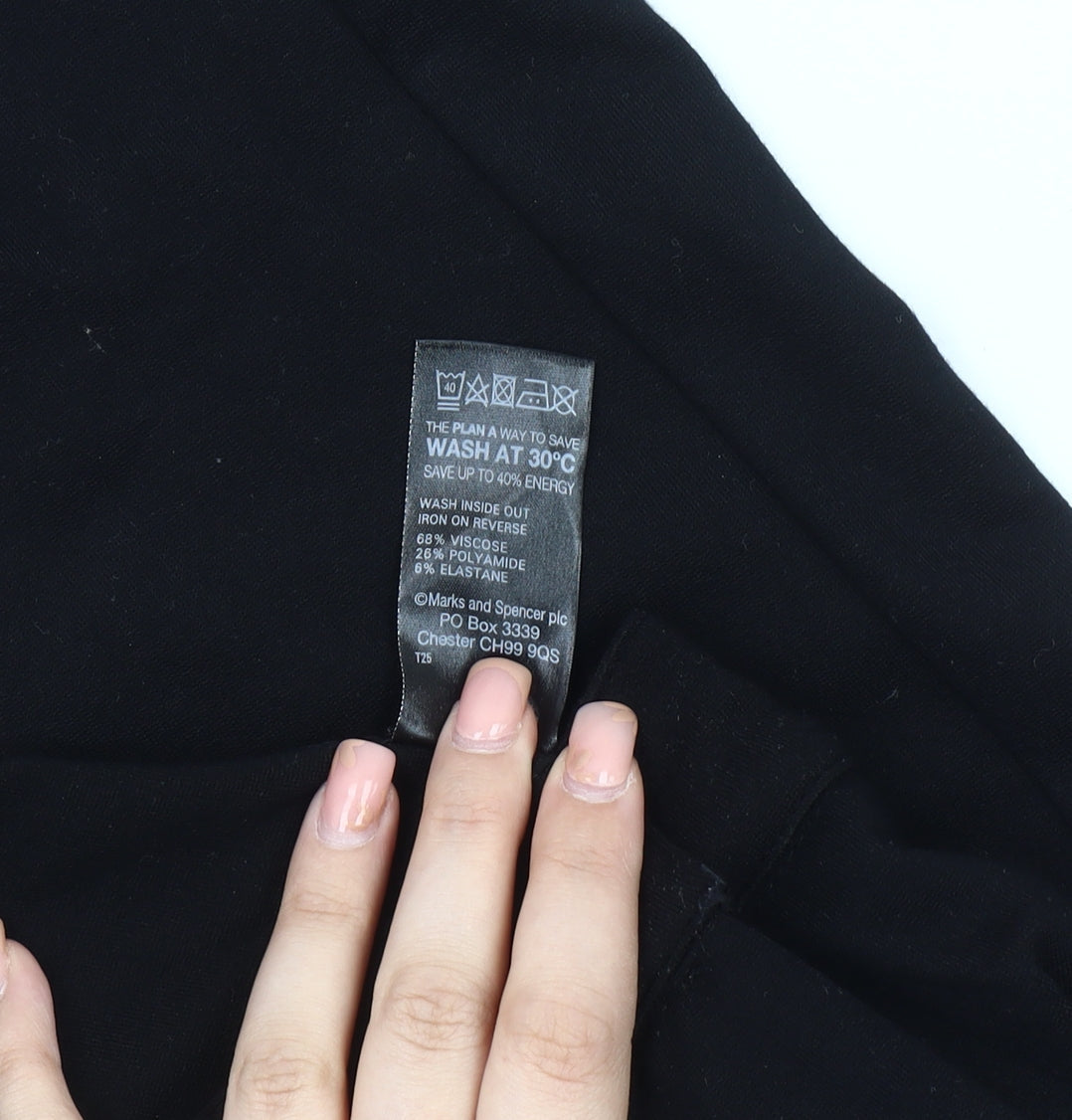 Marks and Spencer Black Women's Skinny Trousers Size 6