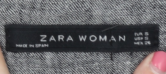 Zara Woman Grey Pencil Skirt, Size S, Elegant Women’s