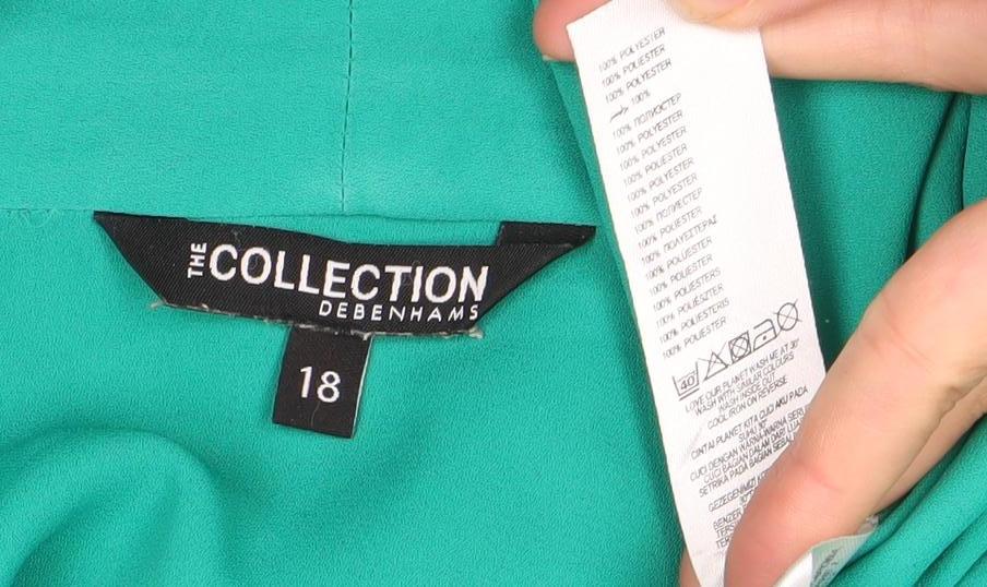 The Collection Women’s Green Wrap Blouse Size 18