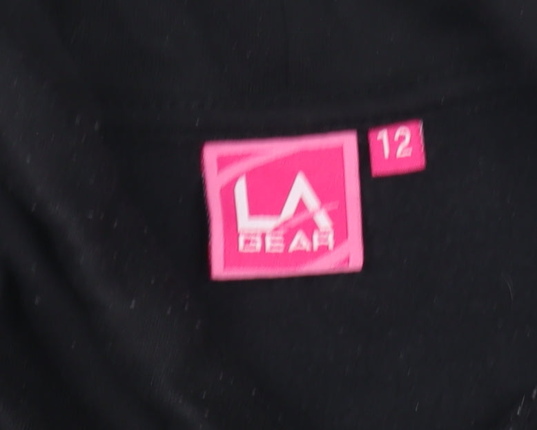 LA Gear Women's Black Pullover Hoodie Size 12
