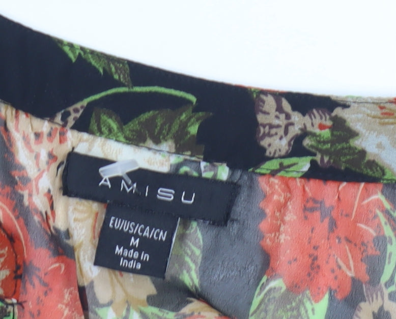 Amisu Women's Multicoloured Floral Blouse - Size M