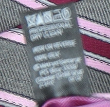 Marks & Spencer Men's Pink Striped Silk Tie One Size