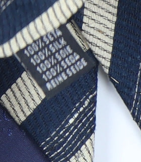 Bäumler Men's Blue Striped Silk Tie