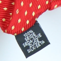 Charles Tyrwhitt Red Silk Polka Dot Slim Men's Tie