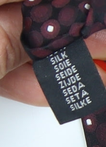 Berwin & Berwin Men's Red Polka Dot Silk Tie