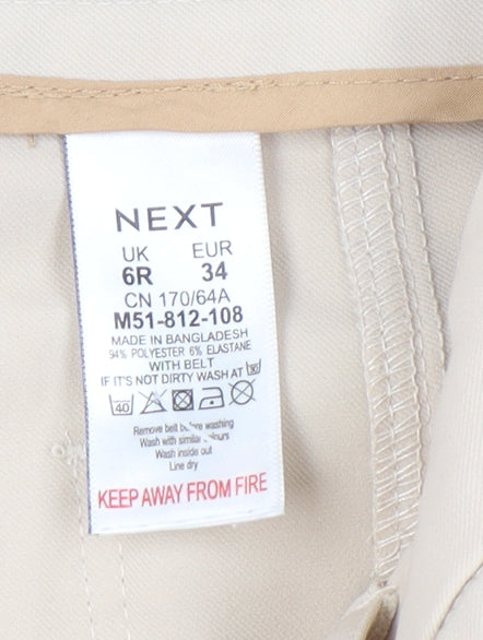 Next Beige Cargo Trousers Women’s Size 6 Pockets