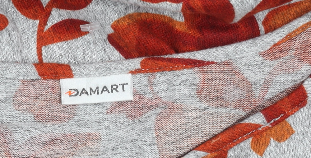 Damart Women's Multicoloured Floral Pullover Jumper M