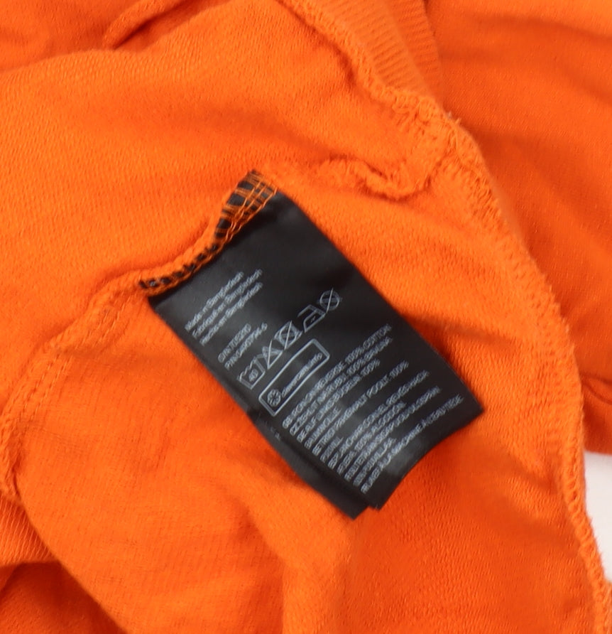 H&M Women's Orange Long Sleeve T-Shirt - Size M