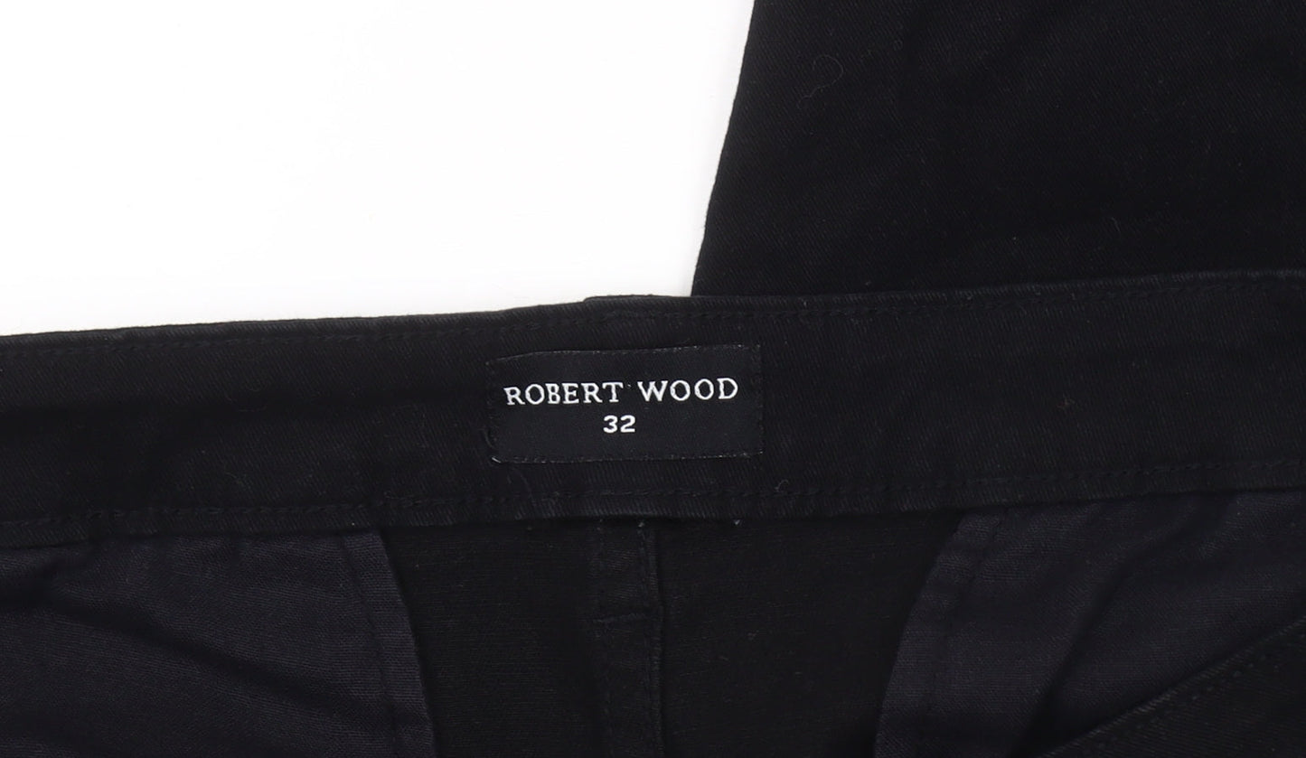 Robert Wood Men's Black Skinny Jeans Size 32