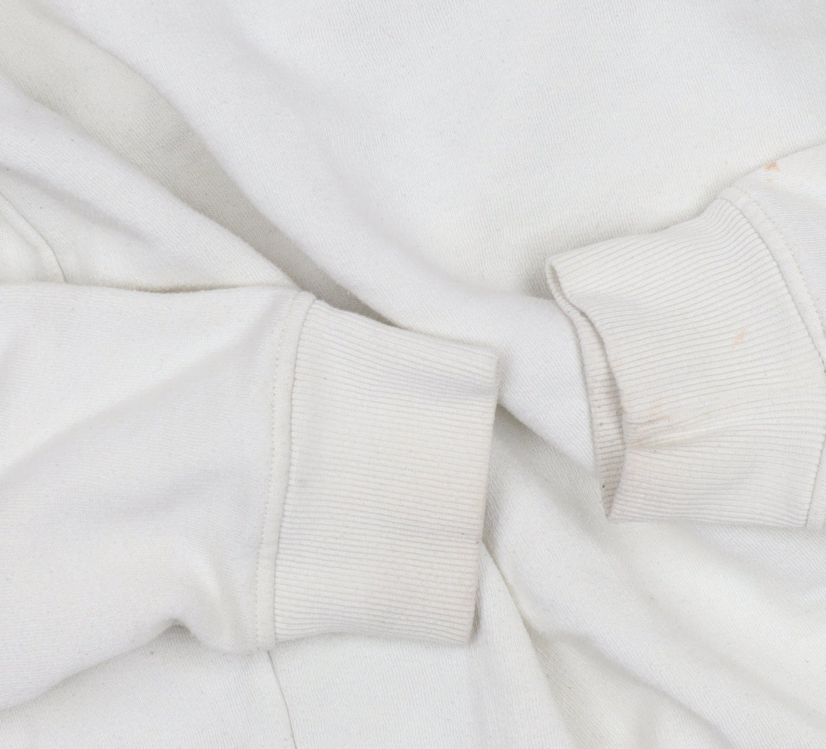 Fila Ivory Collared Sweatshirt, Unisex S, Logo Zip Accents