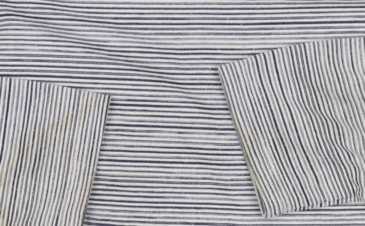 Jasper Conran Women's Blue Striped T-Shirt - Size 12