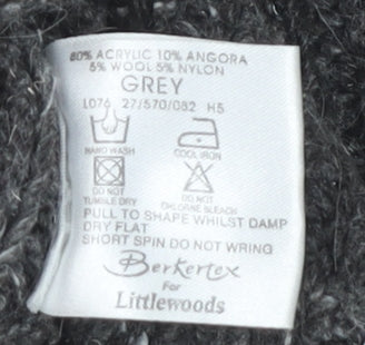 Berkertex Women's Grey Cardigan Size 10