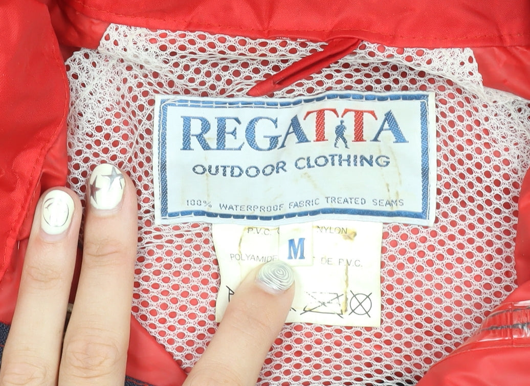 Regatta Men's Waterproof Parka Jacket Red Blue M