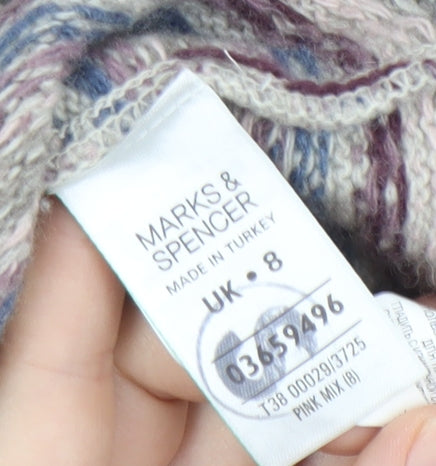 Marks & Spencer Women's Multicoloured Henley Jumper