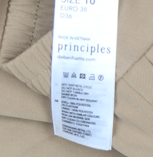 Principles Women's Beige Trousers, Size 10