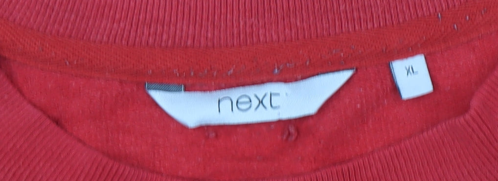 Next XL Men's Red Star Pullover Sweatshirt