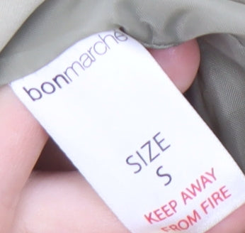Bonmarché Women's Beige Hooded Mid-Length Jacket, Size S