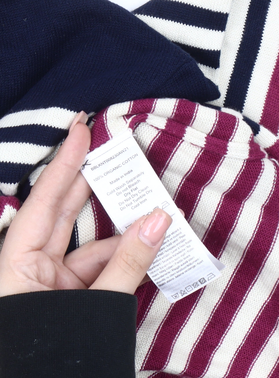 Brakeburn Women's Multicoloured Striped Pullover Jumper Size 8