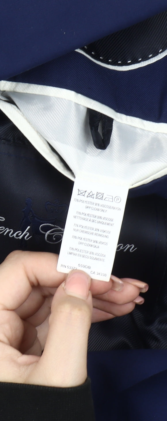 French Connection Men's Blue Jacket Size 42