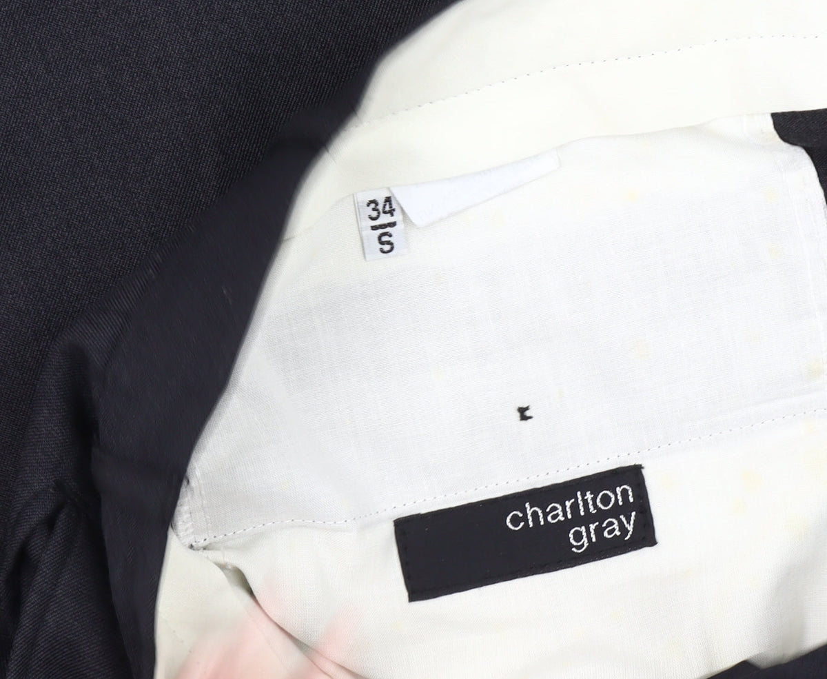Charlton Gray Men's Black Dress Pants Size S