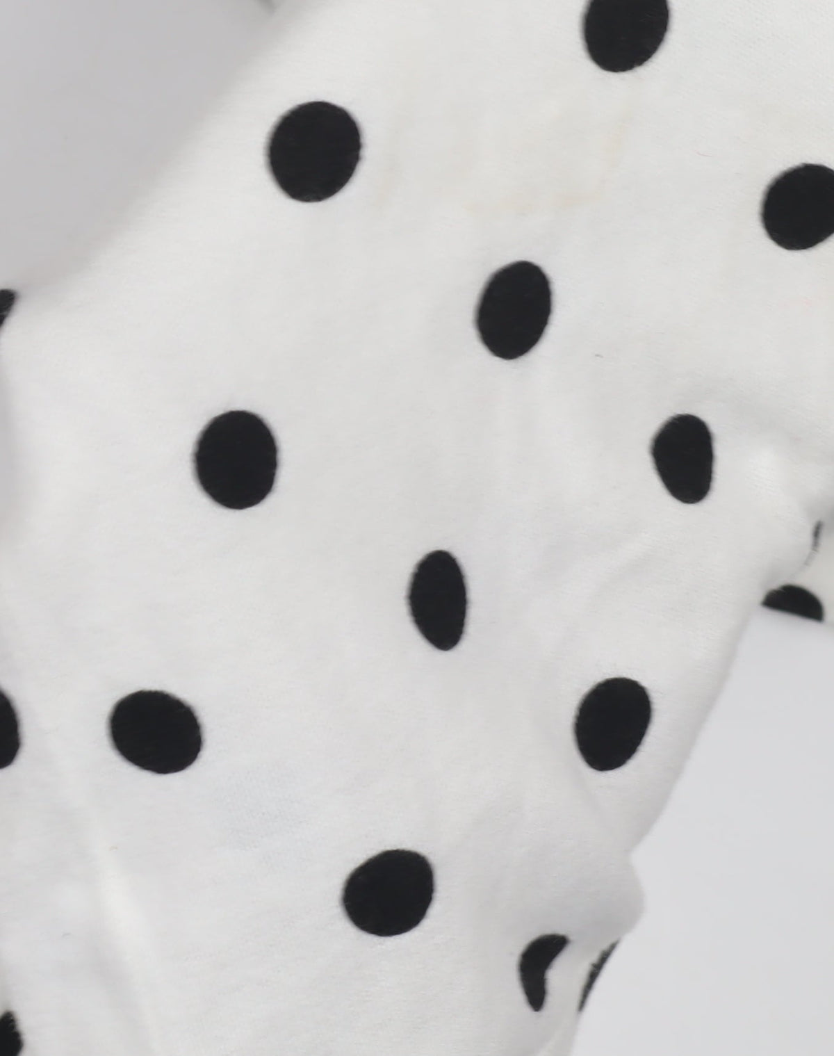 Oasis Women's White Polka Dot V-Neck Pullover Jumper M