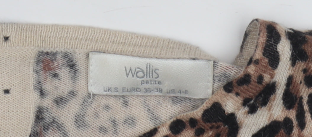 Wallis Women's Multicoloured Petite S Leopard Jumper