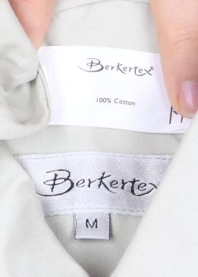 Berkeley Men's Beige Dress Shirt M Button-Down