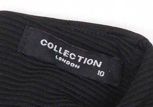 Collection London Black Women's Dress, Size 10, High Neck