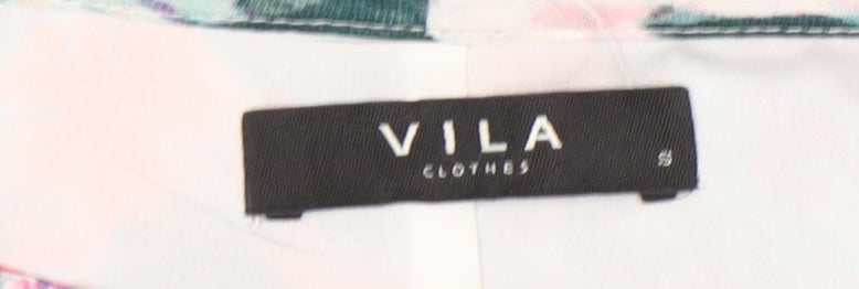 VILA Women's Floral A-Line Dress, Size S, Spring Special