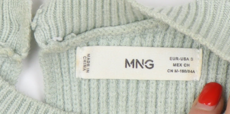MNG Women's Green Pullover Jumper, Size S