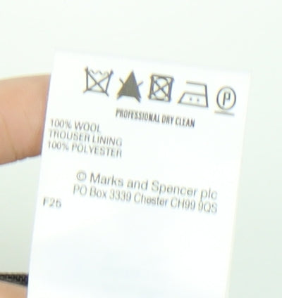 Marks & Spencer Men Black Dress Pants 38