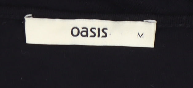 Oasis Women's Black Camisole Tank - Medium, V-Neck