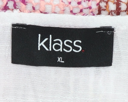 Klass Women's Multicoloured XL Floral Pullover Jumper