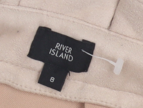 River Island Beige Women's Skirt Size 8