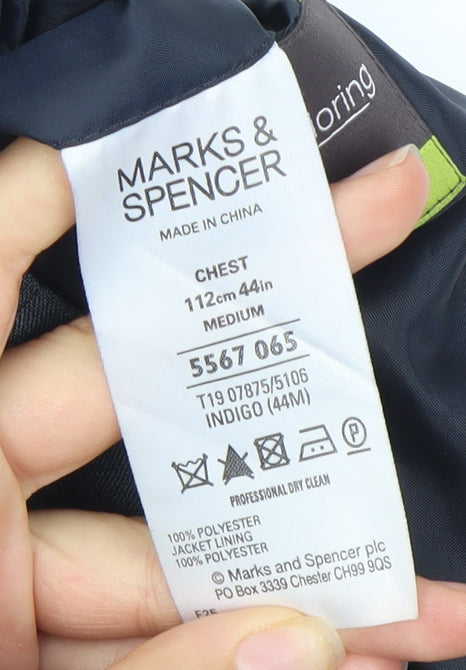 Marks & Spencer Men's Blue Blazer 44 Regular