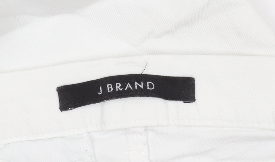 J Brand Women's White Skinny Trousers