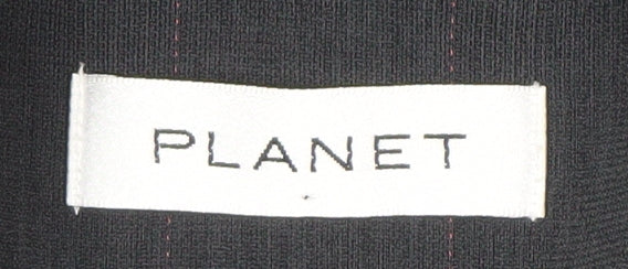 Planet Women's Black Pinstripe Blazer Size 16