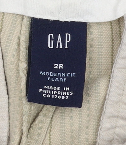 Gap Women's Beige Flared Trousers Size 2