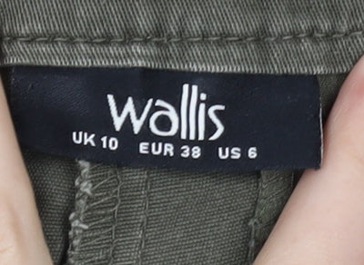 Wallis Women's Green Chino Trousers, Size 10