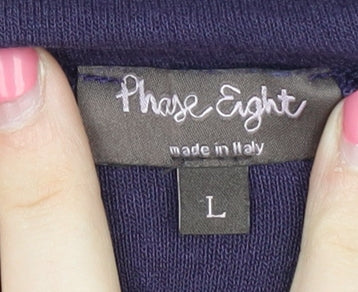 Phase Eight Women's Purple Pullover Top L