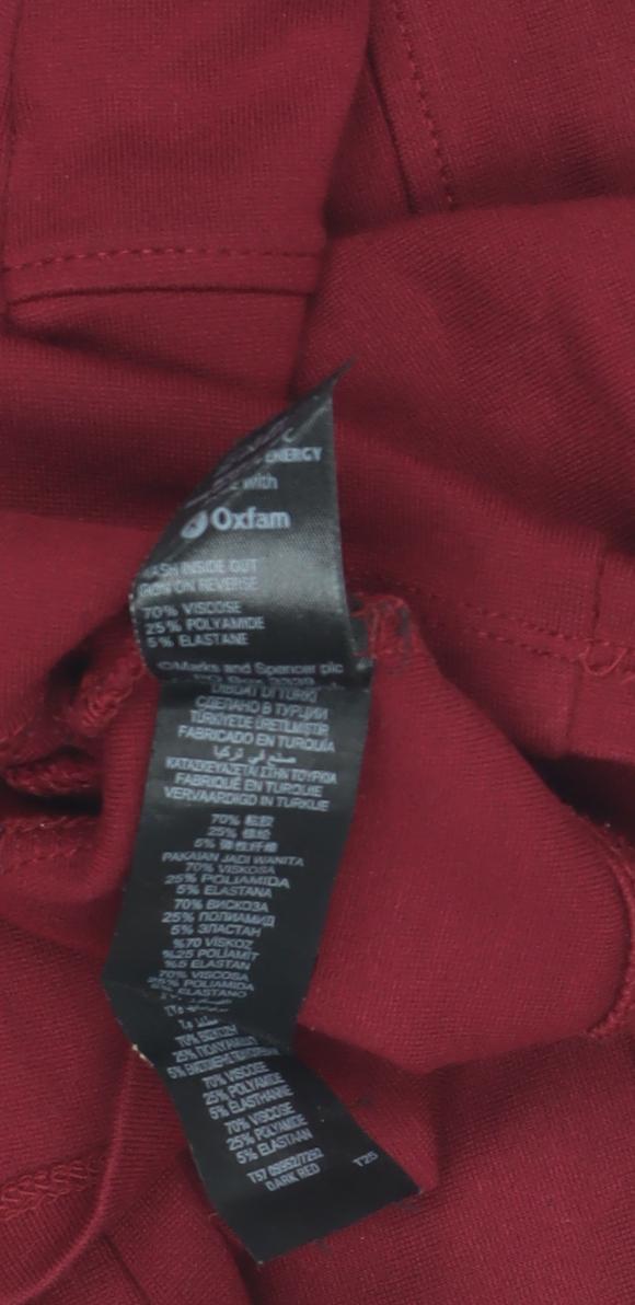 Marks & Spencer Red Bandage Skirt - UK Size 8