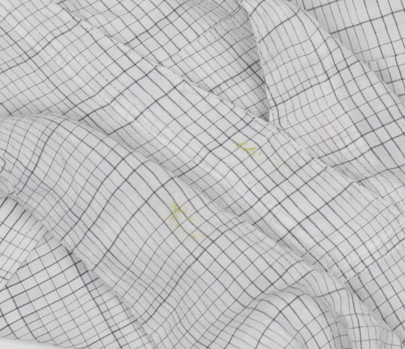 Whistles Women's White S Check Blouse with Collared Neck