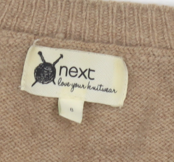 Next Women's Beige Pullover Jumper, Size 8
