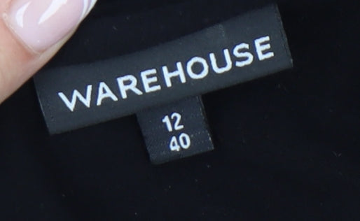 Warehouse Women’s Black Halter Dress Size 12