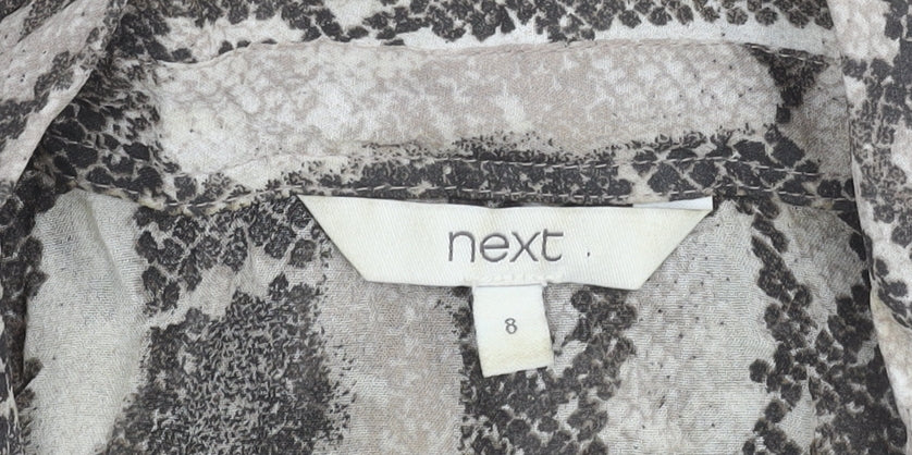 Next Women's Multicoloured Collared Shirt Size 8
