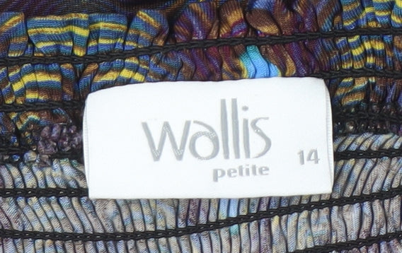 Wallis Women's Multicoloured Geometric Dress, Size 14